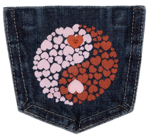 Yin Yang Hearts Pocket