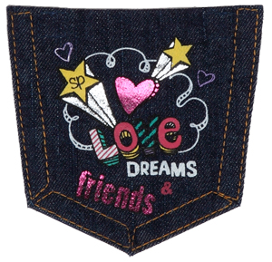 Love Dreams Friends Pocket