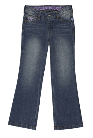 Regular Fit Jeans - Distressed Medium Wash