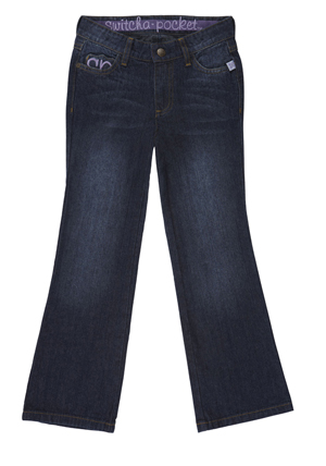 Regular Fit Jeans - Distressed Dark Wash